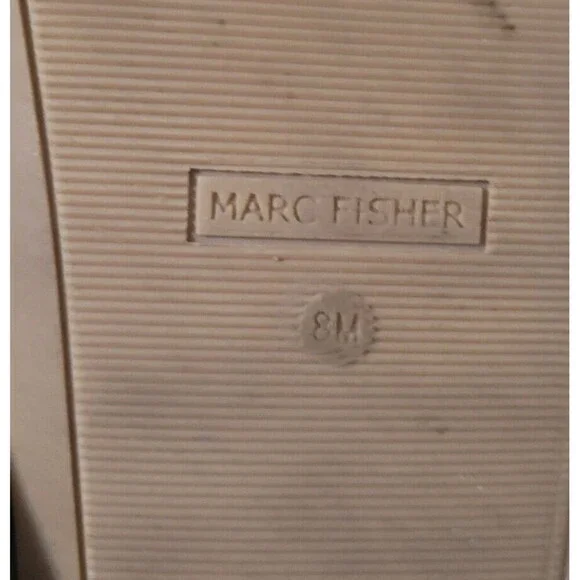 Marc Fisher Welti Woven Buckle Platform Sandal Womens Sz 8.5M Tan - Picture 11 of 11